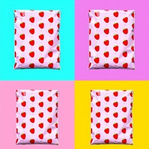 Strawberry Poly mailers 10X13
